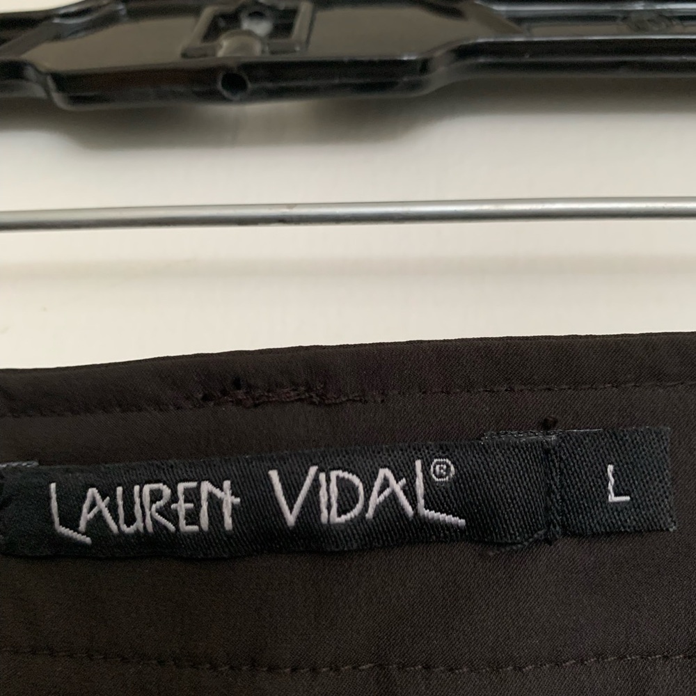 Lauren Vidal Brown New Funky Ankle LIGHT vintage pants!❤️Cool,comfy,Y2K, LARGE. - Picture 10 of 13